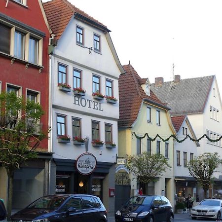 Hotel Cafe Rhoenperle Bad Neustadt an der Saale Zewnętrze zdjęcie